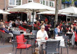 Marktcafe Terras op de Markt Middelburg