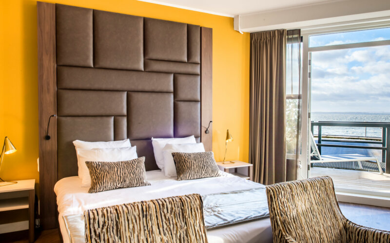 Hotelkamer in het Arion Hotel in Vlissingen.