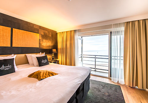 Hotelkamer in Arion Hotel in Vlissingen.
