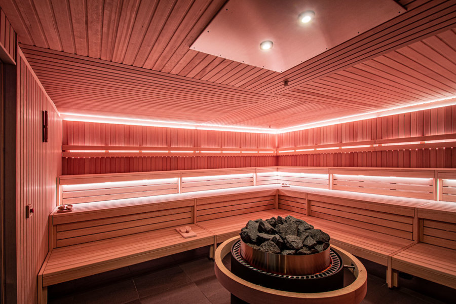 Sauna in de wellness van A-Thermen Zeeland.