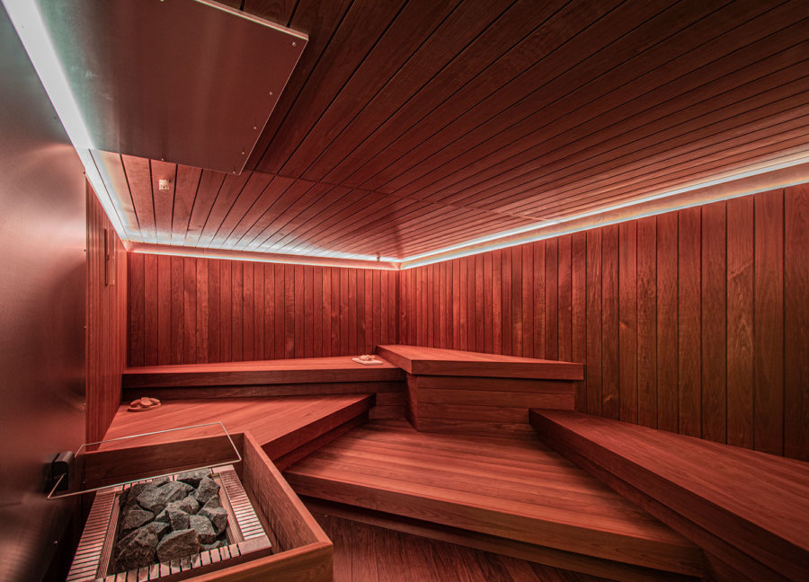 Sauna in de wellness van A-Thermen Zeeland.