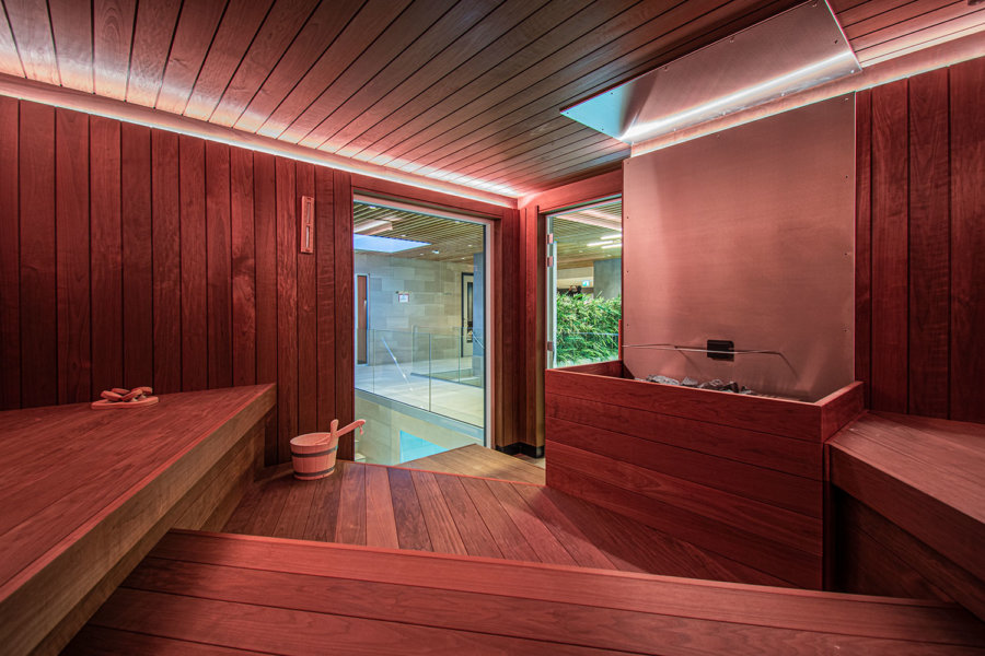 Sauna in de wellness van A-Thermen Zeeland.